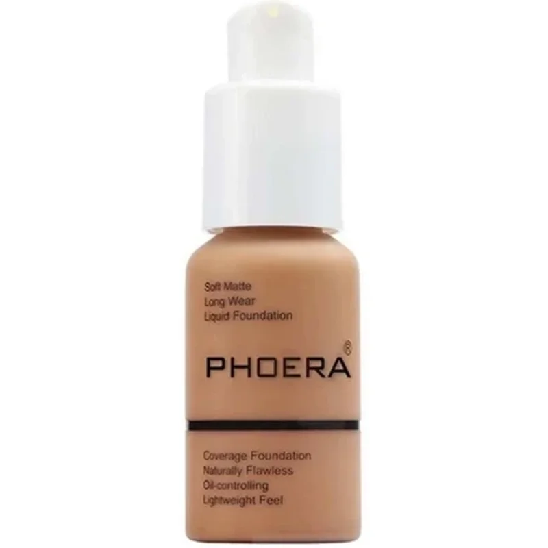 Phoera Bottle Liquid Foundation 107 Honey