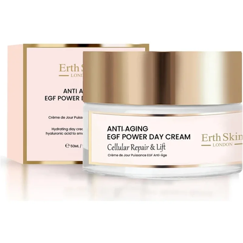 Erth Skin London Anti Ageing EGF Power Day Cream 50ml