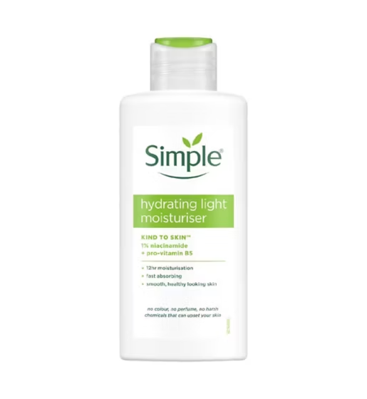 Simple Kind to Skin Hydrating Light Face Moisturiser 125ml