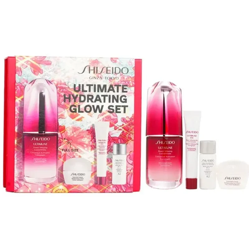 Shiseido Ultimate Hydrating Glow Set 4pcs