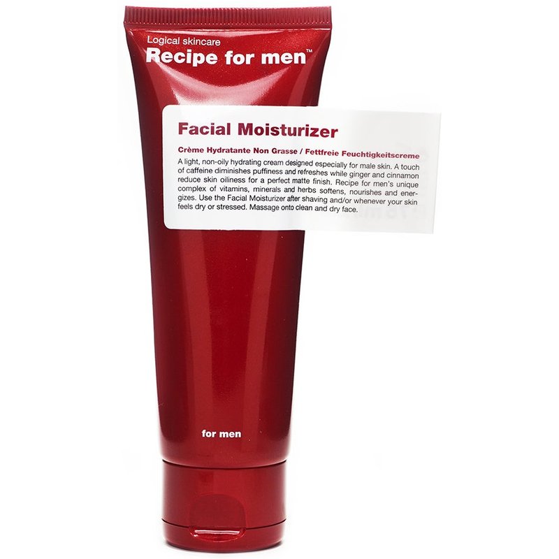 Recipe For Men Facial Moisturiser 75ml