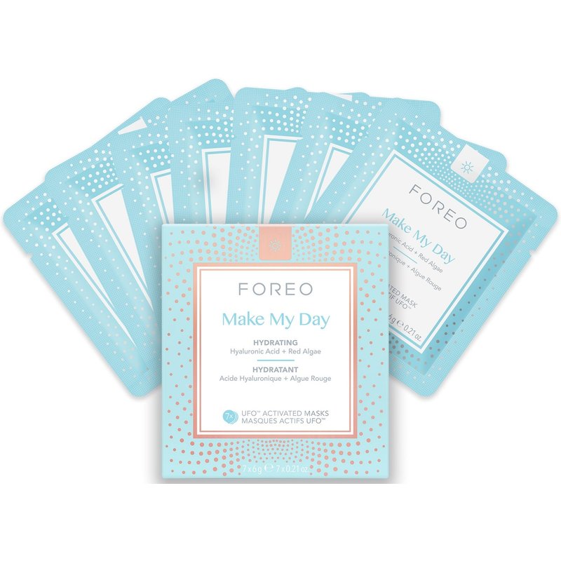 FOREO Make My Day UFO/UFO Mini Anti-Pollution and so Hydrating Face Mask (7 Pack)