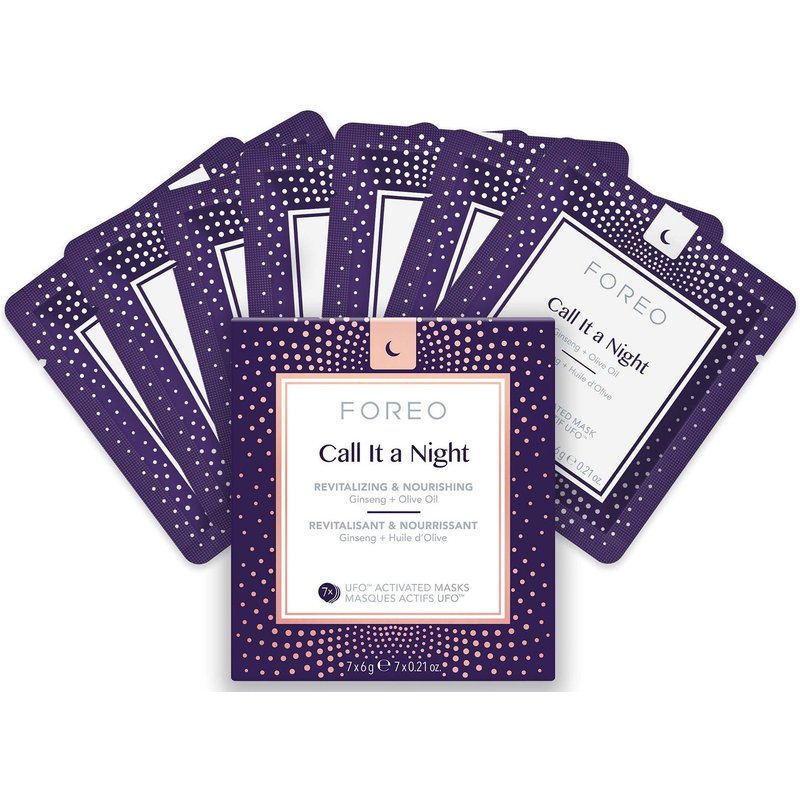 FOREO Call it a Night UFO/UFO Mini Nourishing and Revitalising Face Mask (7 Pack)