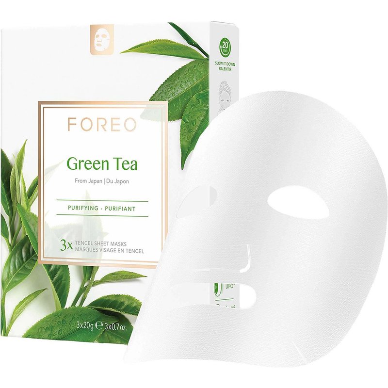 FOREO Green Tea Purifying Sheet Face Mask (3 Pack)
