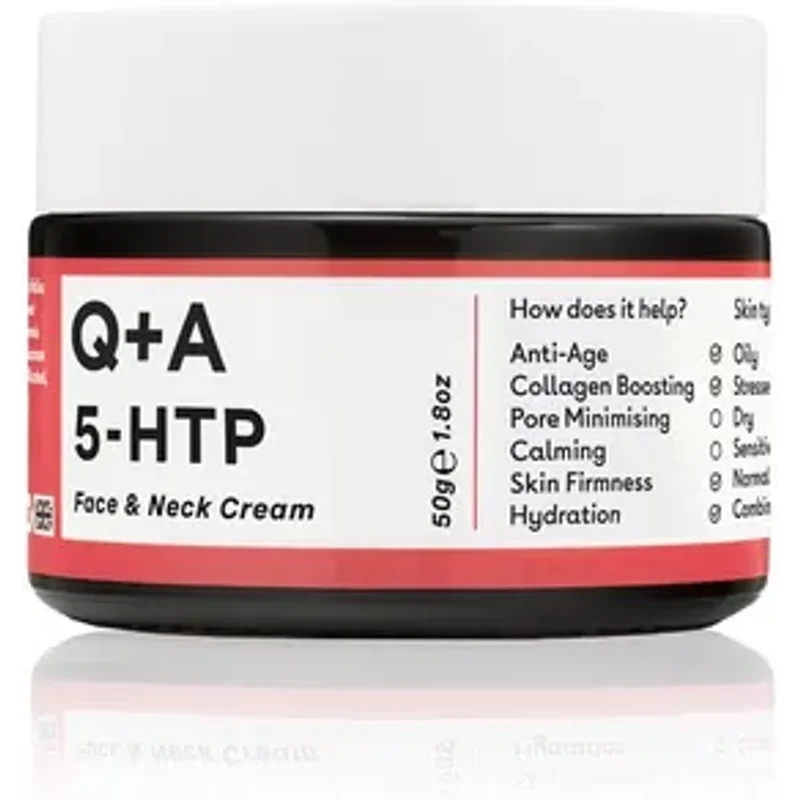 Q+A 5-HTP Face & Neck Cream 50g