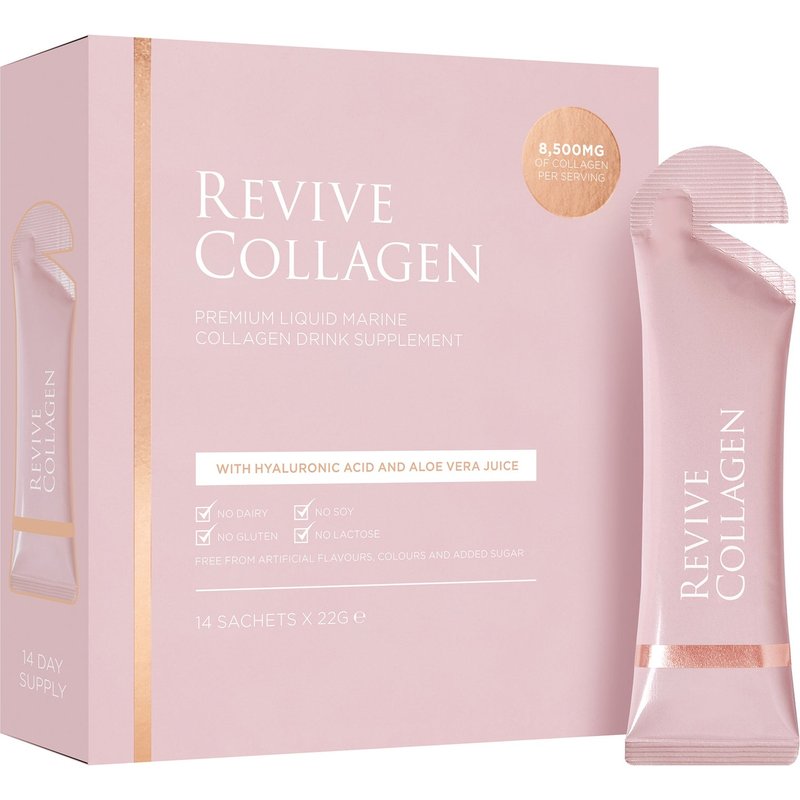 Revive Collagen Premium Liquid Hydrolysed Marine Collagen Drink - 14 Sachets