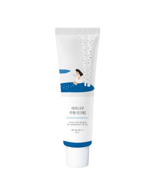 Round Lab - Birch Juice Moisturizing Sun Cream Spf50+ Pa++++ - 50ml