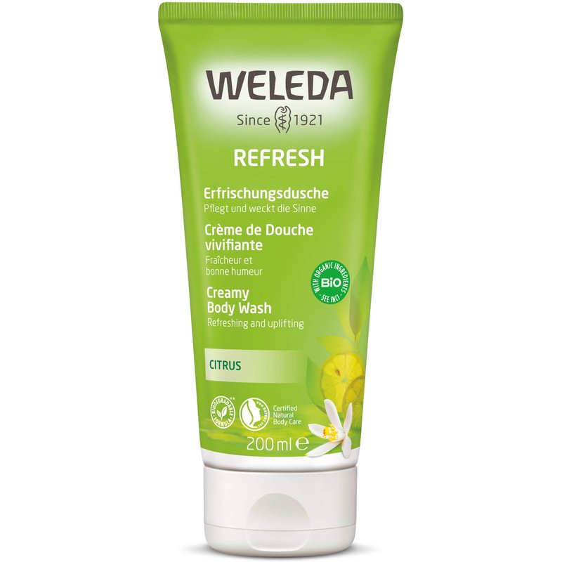 Weleda Citrus Refresh Creamy Body Wash 200ml