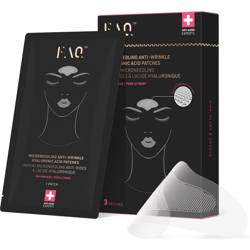 FOREO FAQ Microneedling Anti-Wrinkle Hyaluronic Acid Patches For Forehead