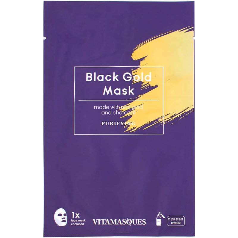 Vitamasques Black Gold Dust Sheet Mask 20ml
