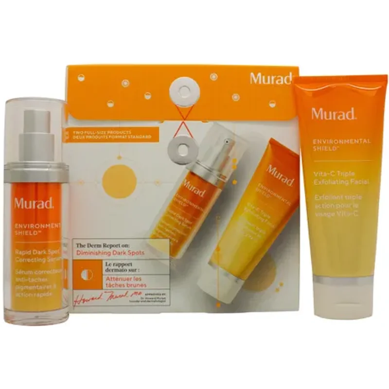 Murad The Derm Report On: Diminishing Dark Spots Dark Spot Correcting Serum + Triple Exfoliating Facial