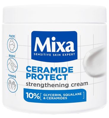 Mixa Body Cream, Ceramide Protect Strengthening Cream, 400ml