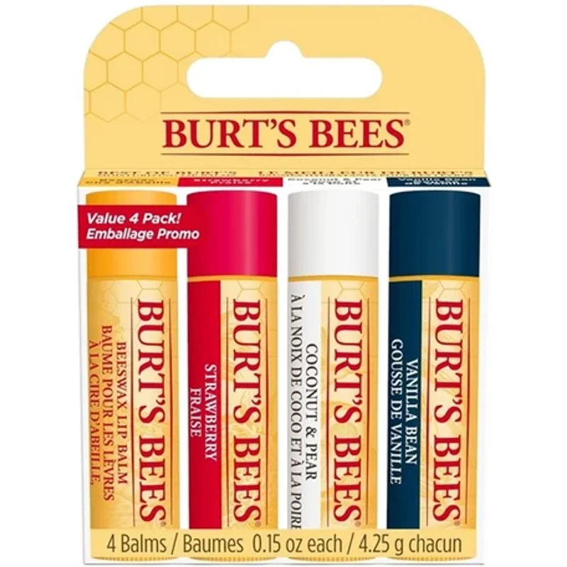 Burt's Bees Bit Of Burts Lip Balm Set 4 x 4.25g