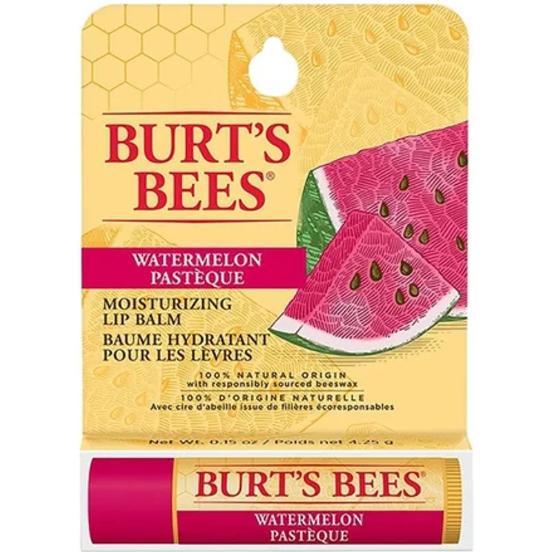 Burt's Bees Watermelon Moisturising Lip Balm 4.25g