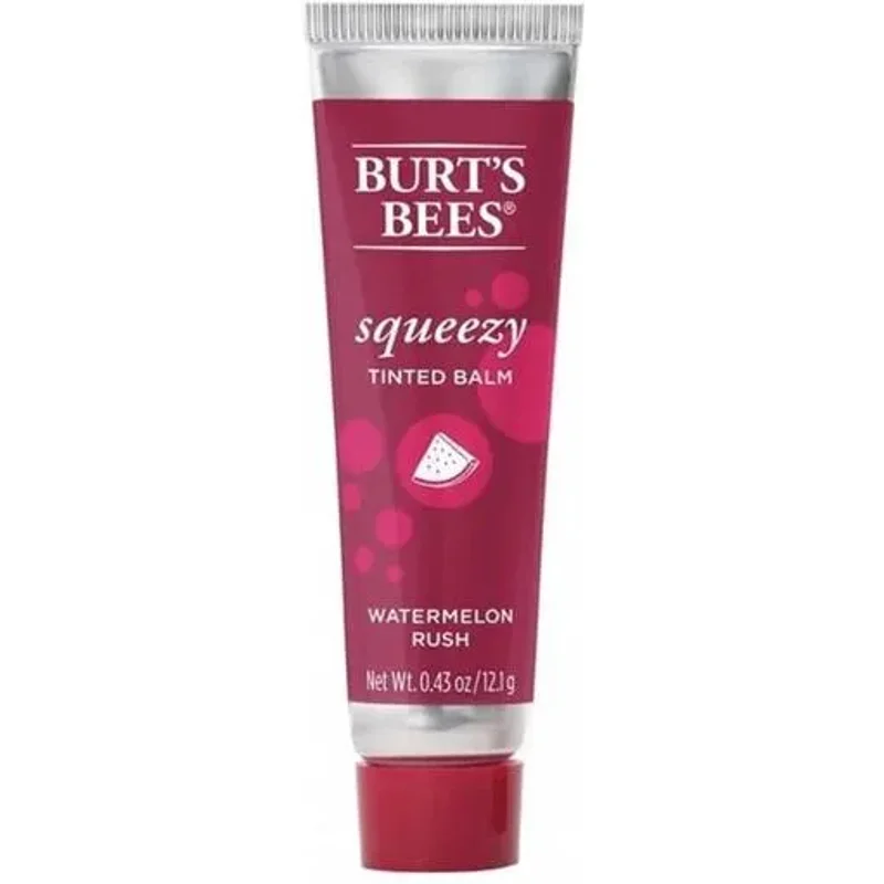 Burt's Bees Squeezy Tinted Lip Balm Watermelon Rush