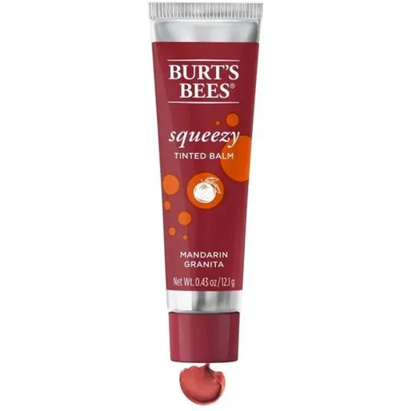 Burt's Bees Squeezy Tinted Lip Balm Mandarin Granita