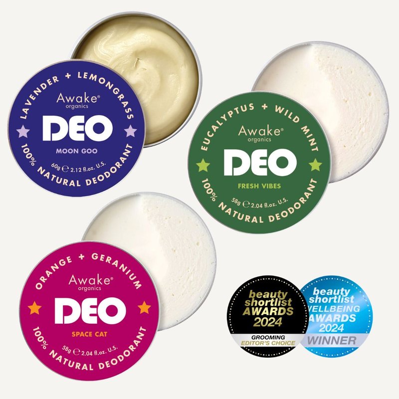 100% Natural Deodorant 3-Pack