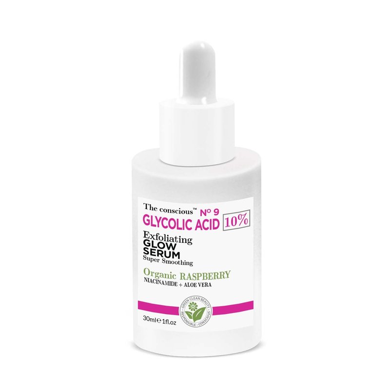 The Conscious™ Glycolic Acid Exfoliating Glow Serum Organic Raspberry