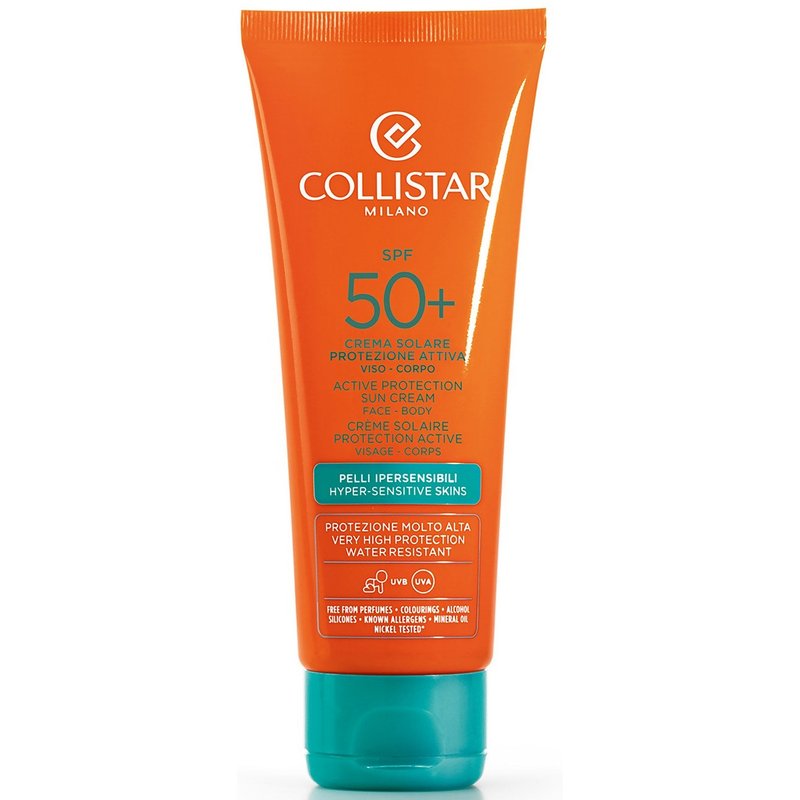 Collistar Active Protection Sun Cream Face-Body SPF 50+ 100ml