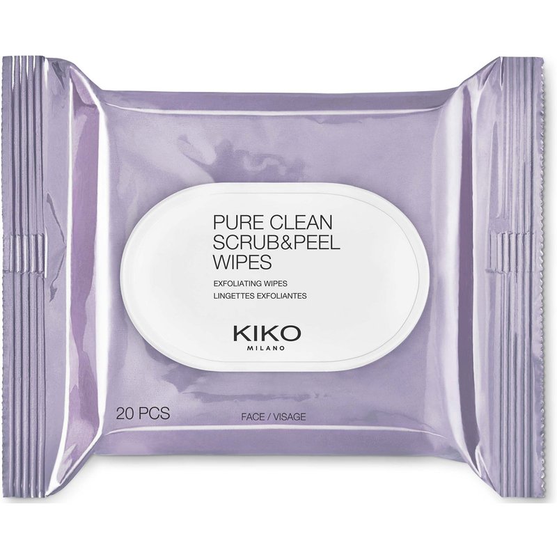KIKO Milano Pure Clean Scrub & Peel Wipes