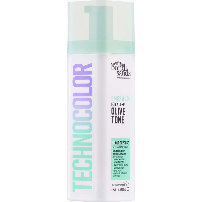 Bondi Sands Technocolor 1 Hour Express Self Tanning Foam - Emerald 200ml