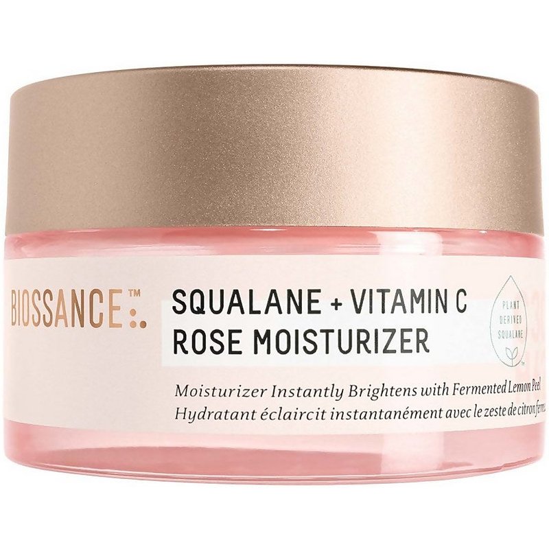 Biossance Squalane and Vitamin C Rose Moisturiser 50ml