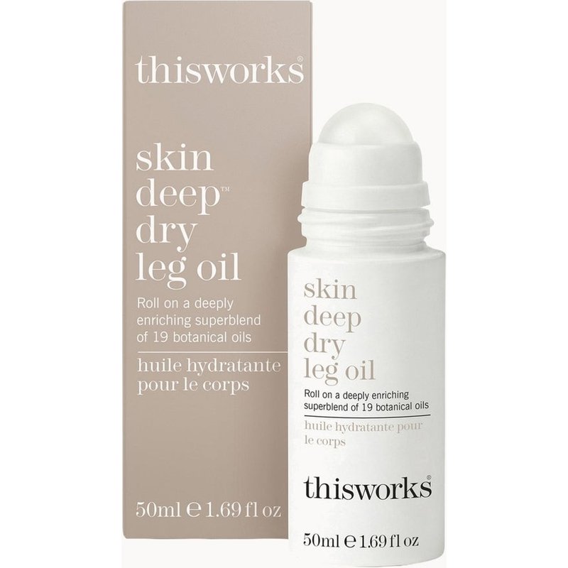 this works Skin Deep Dry Leg Oil 50ml Roller