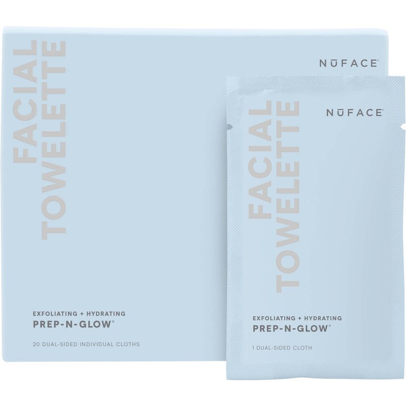 NuFACE Prep-N-Glow Facial Towelette (20 Pack)