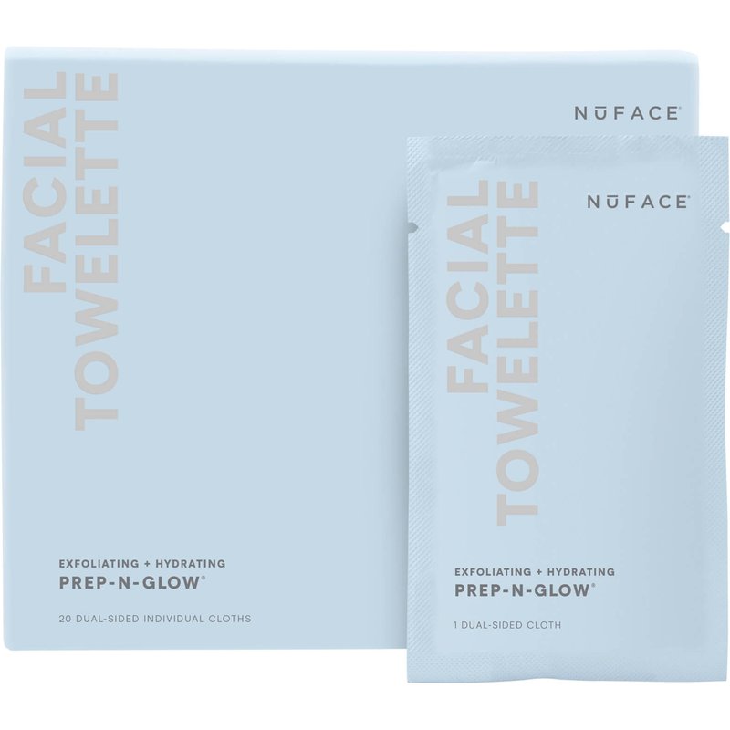 NuFACE Prep-N-Glow Facial Towelette (20 Pack)
