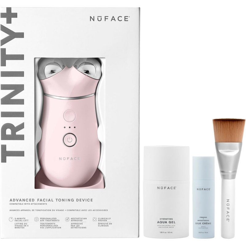 NuFACE Trinity+ Starter Kit - Sandy Rose