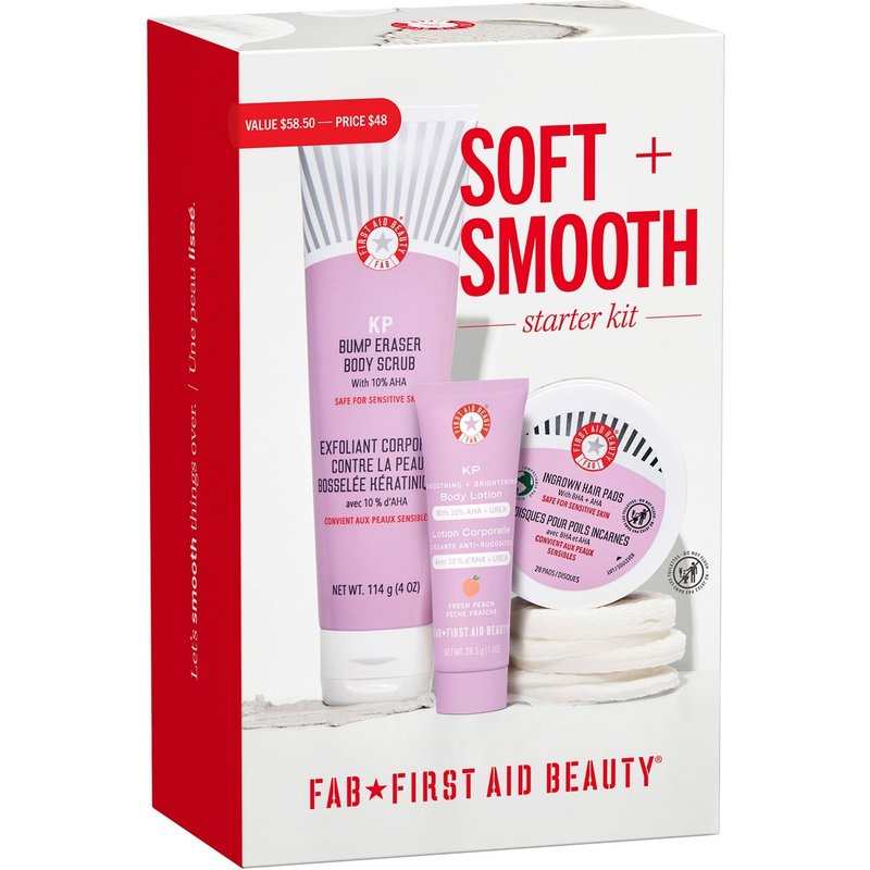 First Aid Beauty Soft + Smooth Starter Kit – Body Bestsellers