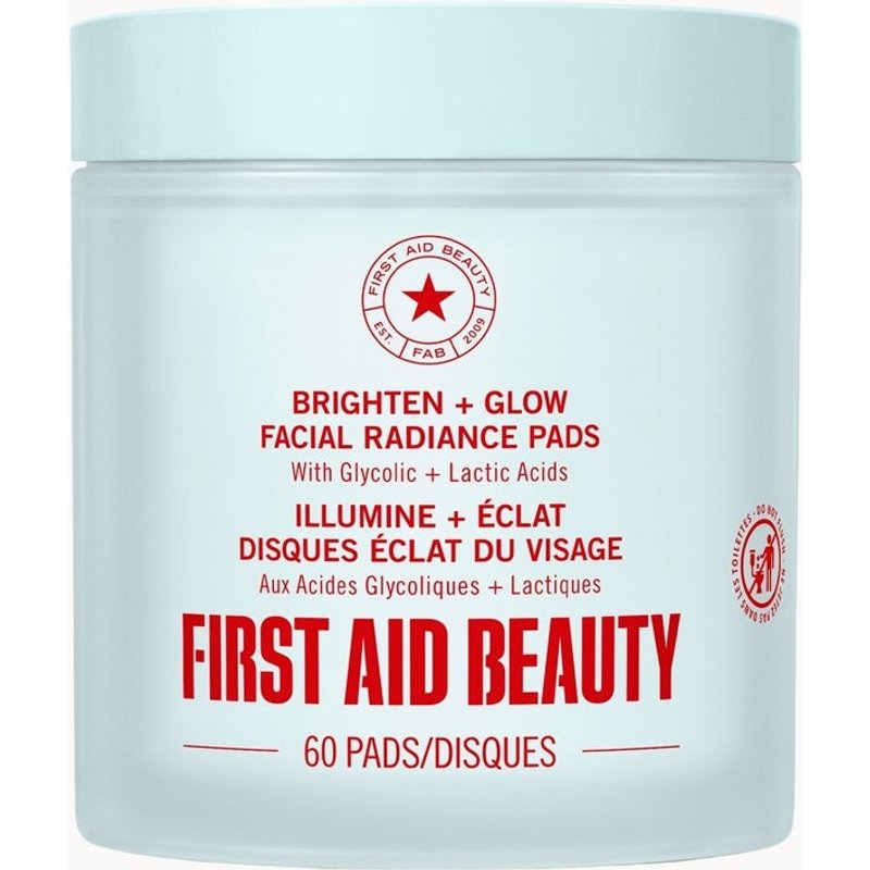 First Aid Beauty Brighten + Glow Facial Radiance Pads (60 count)