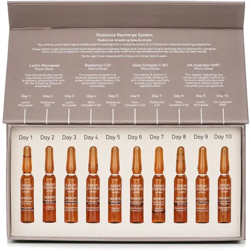 Sarah Chapman Skinesis Radiance Recharge System 10x1ml