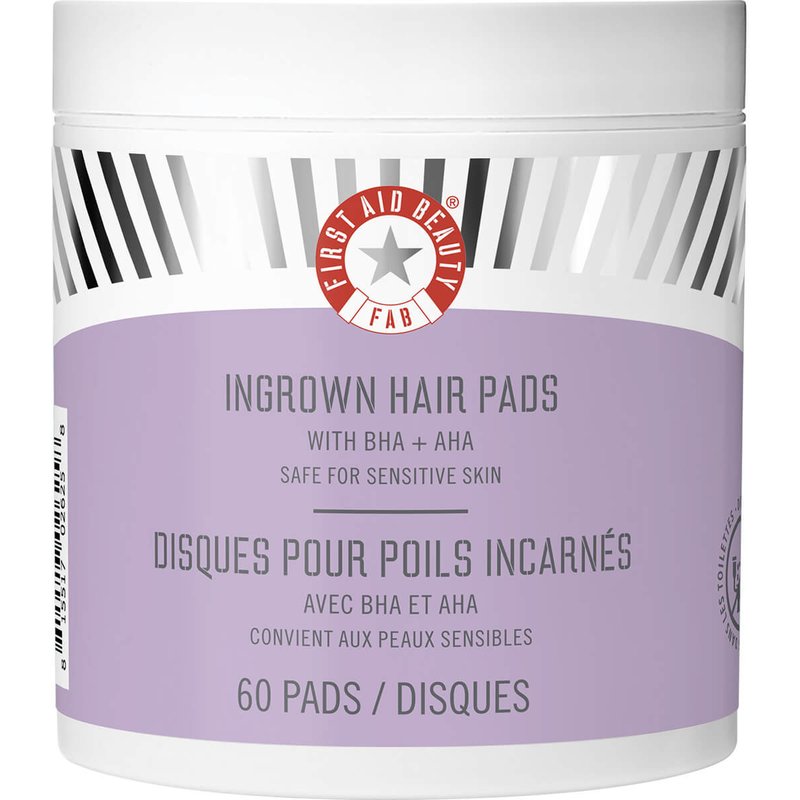 First Aid Beauty BHA and AHA Ingrown Hair Pads (Pack of 60)
