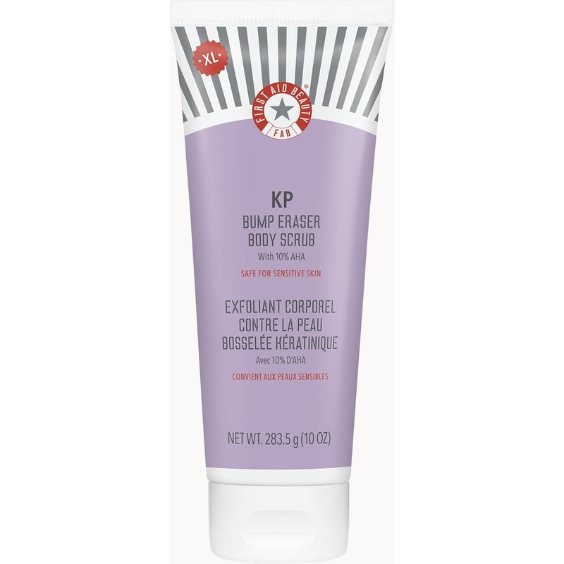 First Aid Beauty KP Bump Eraser Body Scrub with 10% AHA 283.5g