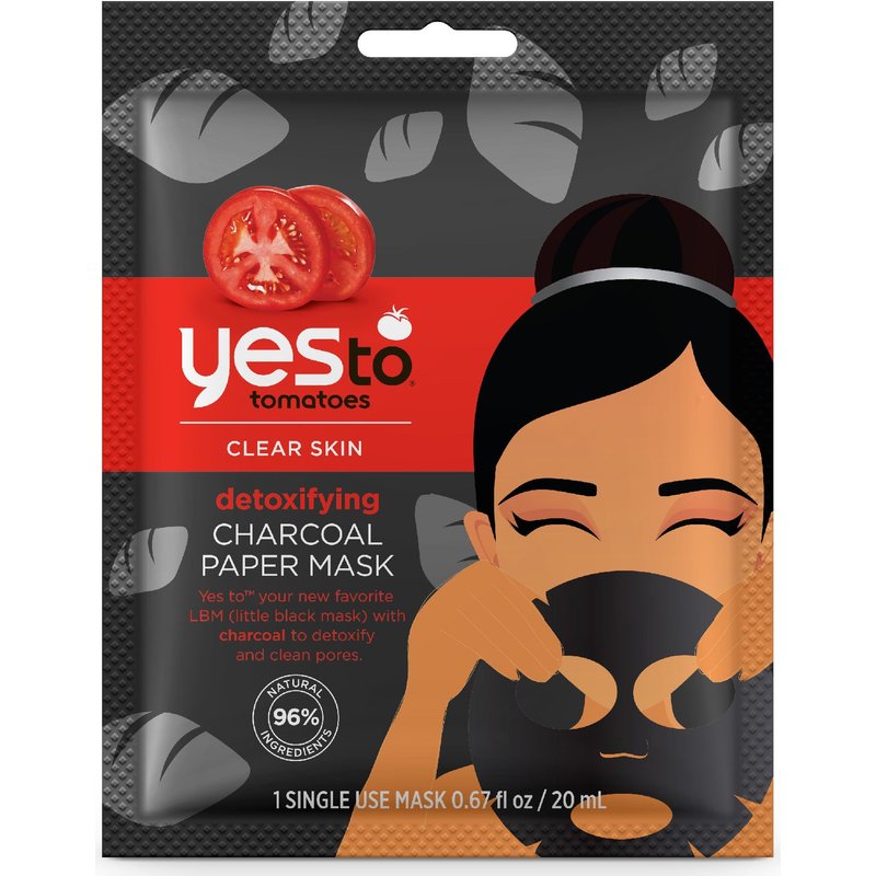 yes to Tomatoes Detoxifying Charcoal Paper Mask