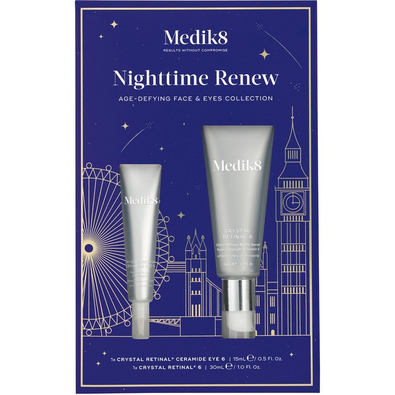 Medik8 Nighttime Renew Age-Defying Face and Eyes Collection (Worth £124)
