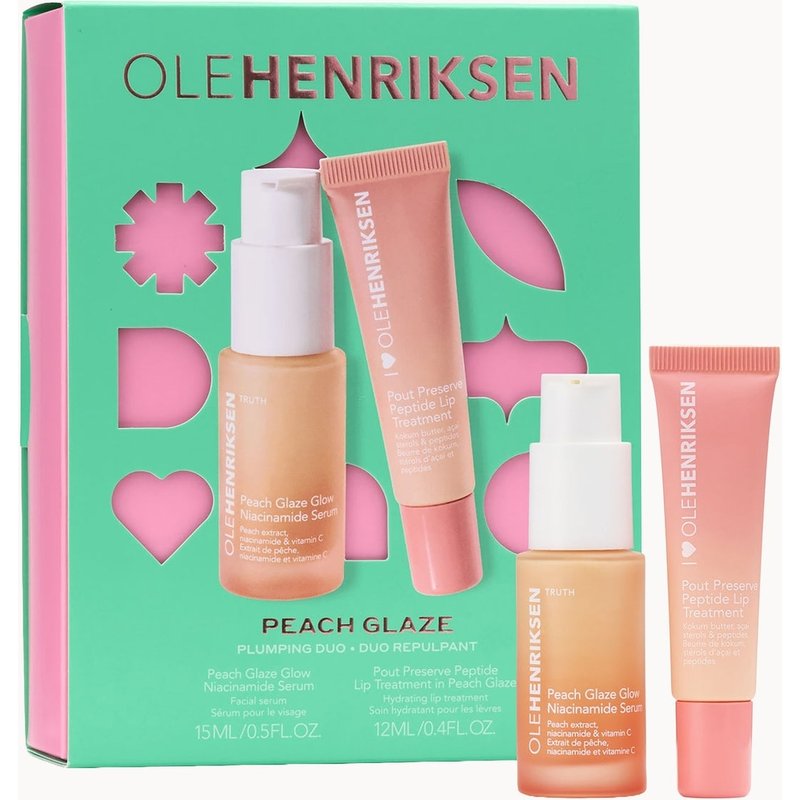OLE HENRIKSEN Peach Glaze Plumping Duo (Worth £41)