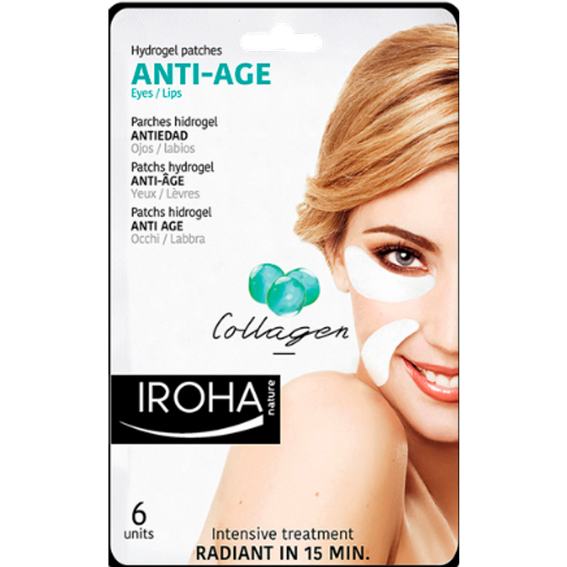Iroha Hydrogel Anti-Age Collagen Eye Mask - 6 pcs