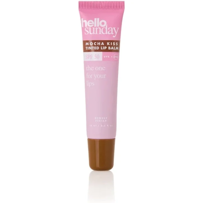 Hello Sunday The One For Your Lips Mocha Kiss Tinted Lip Balm SPF 50 With Shea Butter 15ml