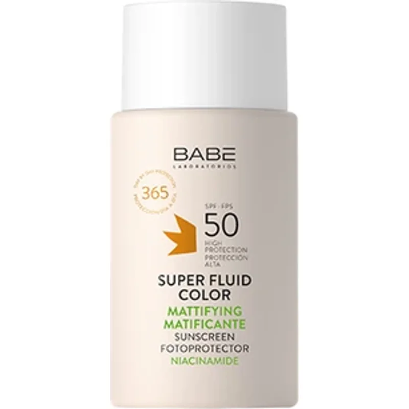 Babe Super Fluid Colour Mattifying Sunscreen SPF 50 50ml