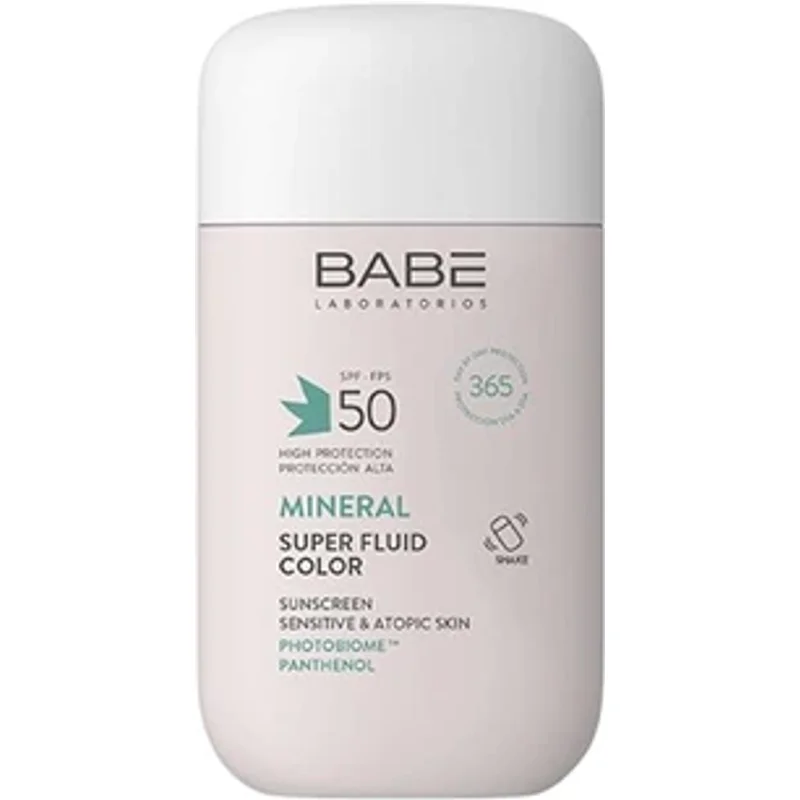 Babe Super Fluid Mineral Colour Sunscreen SPF 50 50ml