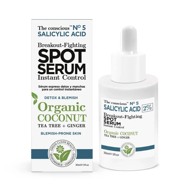 The Conscious™ Salicylic Acid Breakout-Fighting Spot Serum Organic Coconut