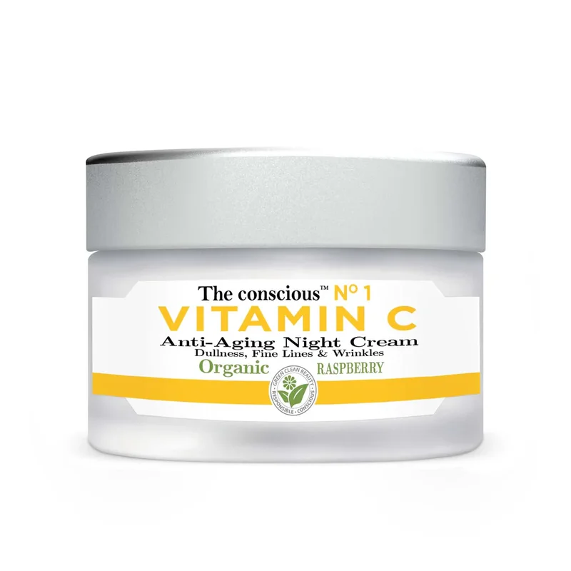 The Conscious™ Vitamin C Anti-Aging Night Cream Organic Raspberry