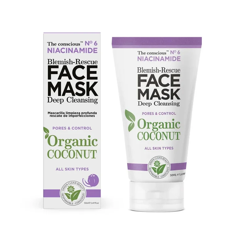 The Conscious™ Niacinamide Blemish-Rescue Face Mask Organic Coconut