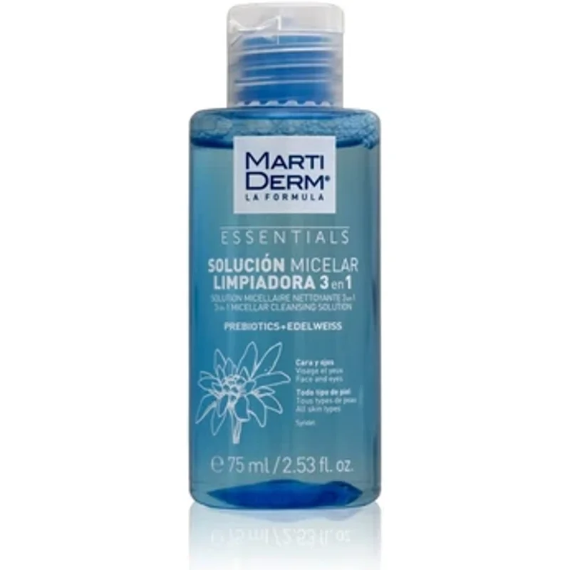 Martiderm Essentials 3-In-1 Micellar Cleansing Solution 75ml