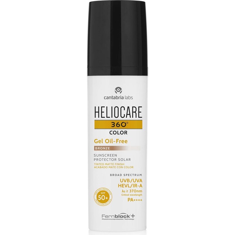 Heliocare 360° Color Gel Oil-Free Sunscreen Protector Bronze SPF 50+ 50ml
