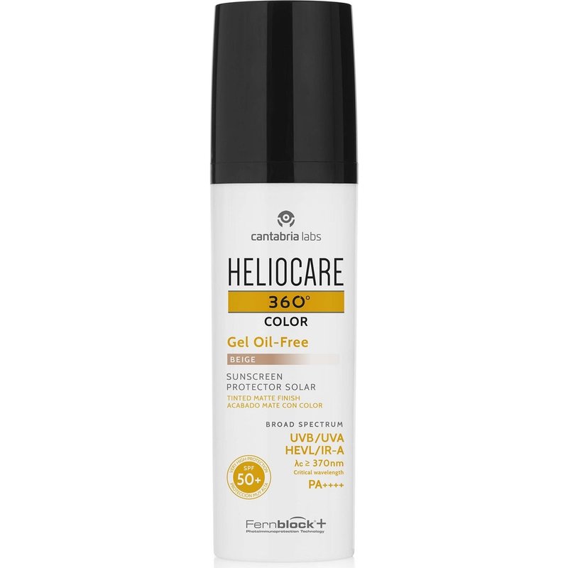 Heliocare 360° Color Gel Oil-Free Sunscreen Protector Beige SPF 50+ 50ml