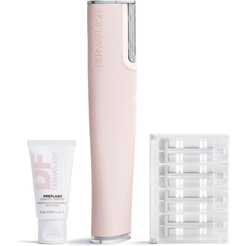 DERMAFLASH Luxe+ Advanced Sonic Dermaplaning and Peach Fuzz Removal - Blush