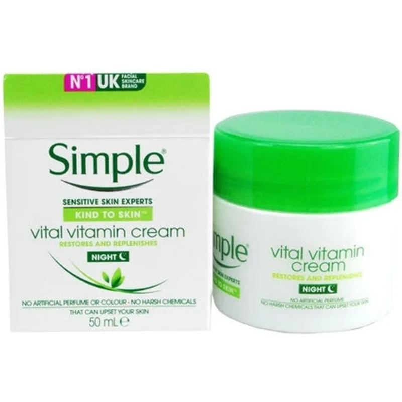 Simple Kind To Skin Vital Vitamin Night Cream 50ml